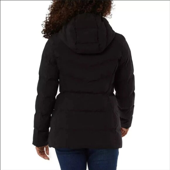 32 Degrees Heat Women's Full Zip Winter Hoodie Jacket, Black, Size M - Picture 2 of 6